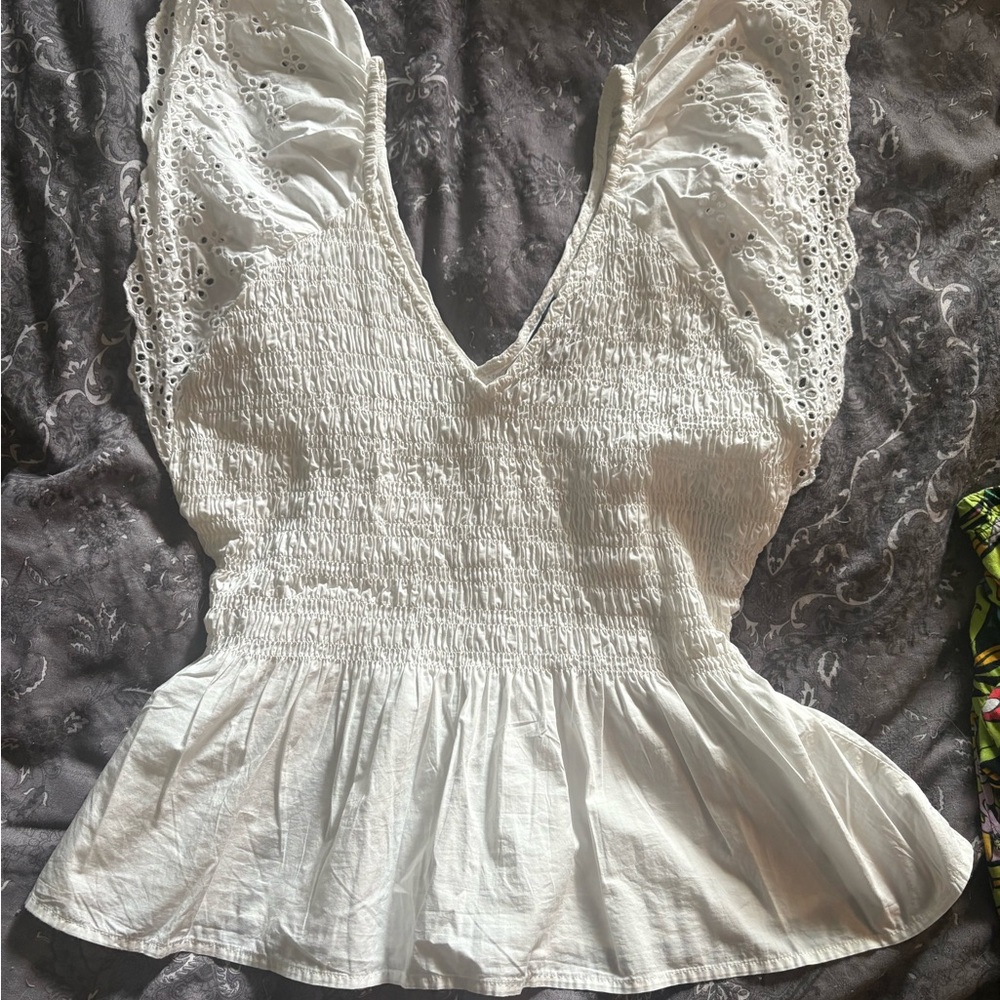Elegant White Women's Top